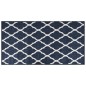 Outdoor-Teppich Marineblau Weiß 80x150 cm Beidseitig Nutzbar Outdoor-Teppich Marineblau Weiß 80x150 cm Beidseitig Nutzbar