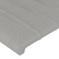 vidaXL Bettgestell mit Kopfteil Hellgrau 200x200 cm Stoff vidaXL Bettgestell mit Kopfteil Hellgrau 200x200 cm Stoff