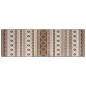 Outdoor-Teppich Braun und Weiß 80x250 cm Beidseitig Nutzbar Outdoor-Teppich Braun und Weiß 80x250 cm Beidseitig Nutzbar
