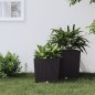 Pflanzkübel mit herausnehmbaren Einsatz Braun 21/32 L PP-Rattan Pflanzkübel mit herausnehmbaren Einsatz Braun 21/32 L PP-Rattan
