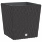 Pflanzkübel mit herausnehmbaren Einsatz Braun 21/32 L PP-Rattan Pflanzkübel mit herausnehmbaren Einsatz Braun 21/32 L PP-Rattan