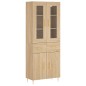 Highboard Sonoma-Eiche 69,5x34x180 cm Holzwerkstoff Highboard Sonoma-Eiche 69,5x34x180 cm Holzwerkstoff