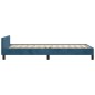 vidaXL Bettgestell mit Kopfteil Dunkelblau 80x200 cm Samt vidaXL Bettgestell mit Kopfteil Dunkelblau 80x200 cm Samt