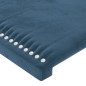 vidaXL Bettgestell mit Kopfteil Dunkelblau 180x200 cm Samt vidaXL Bettgestell mit Kopfteil Dunkelblau 180x200 cm Samt