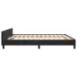 vidaXL Bettgestell mit Kopfteil Schwarz 160x200 cm Samt vidaXL Bettgestell mit Kopfteil Schwarz 160x200 cm Samt