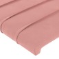 vidaXL Bettgestell mit Kopfteil Rosa 180x200 cm Samt vidaXL Bettgestell mit Kopfteil Rosa 180x200 cm Samt