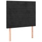 vidaXL Bettgestell mit Kopfteil Schwarz 80x200 cm Samt vidaXL Bettgestell mit Kopfteil Schwarz 80x200 cm Samt