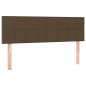 vidaXL Boxspringbett mit Matratze Dunkelbraun 140x200 cm Stoff vidaXL Boxspringbett mit Matratze Dunkelbraun 140x200 cm Stoff