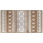 Outdoor-Teppich Braun und Weiß 100x200 cm Beidseitig Nutzbar Outdoor-Teppich Braun und Weiß 100x200 cm Beidseitig Nutzbar
