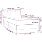 vidaXL Boxspringbett mit Matratze Weiß 80x200 cm Kunstleder vidaXL Boxspringbett mit Matratze Weiß 80x200 cm Kunstleder