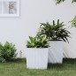 vidaXL Pflanzkübel mit herausnehmbaren Einsatz Weiß 21/32 L PP-Rattan vidaXL Pflanzkübel mit herausnehmbaren Einsatz Weiß 21/32 L PP-Rattan