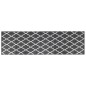 Outdoor-Teppich Grau und Weiß 80x250 cm Beidseitig Nutzbar Outdoor-Teppich Grau und Weiß 80x250 cm Beidseitig Nutzbar