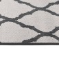 Outdoor-Teppich Grau und Weiß 80x250 cm Beidseitig Nutzbar Outdoor-Teppich Grau und Weiß 80x250 cm Beidseitig Nutzbar