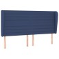 vidaXL Boxspringbett mit Matratze Blau 160x200 cm Stoff vidaXL Boxspringbett mit Matratze Blau 160x200 cm Stoff