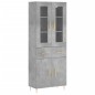 vidaXL Highboard Betongrau 69,5x34x180 cm Holzwerkstoff vidaXL Highboard Betongrau 69,5x34x180 cm Holzwerkstoff