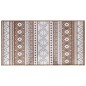 Outdoor-Teppich Braun und Weiß 80x150 cm Beidseitig Nutzbar Outdoor-Teppich Braun und Weiß 80x150 cm Beidseitig Nutzbar