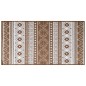 Outdoor-Teppich Braun und Weiß 80x150 cm Beidseitig Nutzbar Outdoor-Teppich Braun und Weiß 80x150 cm Beidseitig Nutzbar