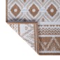 Outdoor-Teppich Braun und Weiß 80x150 cm Beidseitig Nutzbar Outdoor-Teppich Braun und Weiß 80x150 cm Beidseitig Nutzbar