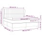vidaXL Boxspringbett mit Matratze Rosa 180x200 cm Samt vidaXL Boxspringbett mit Matratze Rosa 180x200 cm Samt