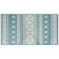 Outdoor-Teppich Aquablau und Weiß 100x200 cm Beidseitig Nutzbar Outdoor-Teppich Aquablau und Weiß 100x200 cm Beidseitig Nutzbar