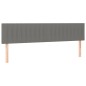 vidaXL Boxspringbett mit Matratze Dunkelgrau 160x200 cm Stoff vidaXL Boxspringbett mit Matratze Dunkelgrau 160x200 cm Stoff