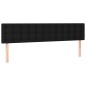 vidaXL Boxspringbett mit Matratze Schwarz 160x200 cm Stoff vidaXL Boxspringbett mit Matratze Schwarz 160x200 cm Stoff
