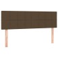 vidaXL Boxspringbett mit Matratze Dunkelbraun 140x190 cm Stoff vidaXL Boxspringbett mit Matratze Dunkelbraun 140x190 cm Stoff