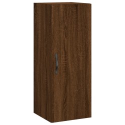 vidaXL Wandschrank Braun Eichen-Optik 34,5x34x90 cm Holzwerkstoff