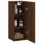 vidaXL Wandschrank Braun Eichen-Optik 34,5x34x90 cm Holzwerkstoff vidaXL Wandschrank Braun Eichen-Optik 34,5x34x90 cm Holzwerkstoff