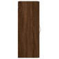 vidaXL Wandschrank Braun Eichen-Optik 34,5x34x90 cm Holzwerkstoff vidaXL Wandschrank Braun Eichen-Optik 34,5x34x90 cm Holzwerkstoff