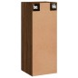 vidaXL Wandschrank Braun Eichen-Optik 34,5x34x90 cm Holzwerkstoff vidaXL Wandschrank Braun Eichen-Optik 34,5x34x90 cm Holzwerkstoff