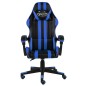 Gaming-Stuhl Schwarz und Blau Kunstleder Gaming-Stuhl Schwarz und Blau Kunstleder