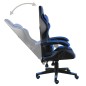 Gaming-Stuhl Schwarz und Blau Kunstleder Gaming-Stuhl Schwarz und Blau Kunstleder