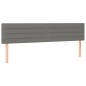 vidaXL Boxspringbett mit Matratze & LED Dunkelgrau 180x200 cm Stoff vidaXL Boxspringbett mit Matratze & LED Dunkelgrau 180x200 cm Stoff