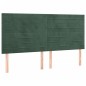 vidaXL Boxspringbett mit Matratze Dunkelgrün 180x200 cm Samt vidaXL Boxspringbett mit Matratze Dunkelgrün 180x200 cm Samt