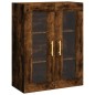 Highboard Räuchereiche 69,5x34x180 cm Holzwerkstoff Highboard Räuchereiche 69,5x34x180 cm Holzwerkstoff