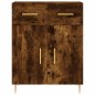Highboard Räuchereiche 69,5x34x180 cm Holzwerkstoff Highboard Räuchereiche 69,5x34x180 cm Holzwerkstoff