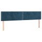 vidaXL Boxspringbett mit Matratze & LED Dunkelblau 180x200 cm Samt vidaXL Boxspringbett mit Matratze & LED Dunkelblau 180x200 cm Samt