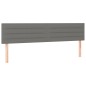 vidaXL Boxspringbett mit Matratze & LED Dunkelgrau 200x200 cm Stoff vidaXL Boxspringbett mit Matratze & LED Dunkelgrau 200x200 cm Stoff