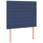 vidaXL Boxspringbett mit Matratze Blau 80x200 cm Stoff vidaXL Boxspringbett mit Matratze Blau 80x200 cm Stoff