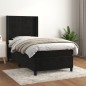 vidaXL Boxspringbett mit Matratze Schwarz 80x200 cm Samt vidaXL Boxspringbett mit Matratze Schwarz 80x200 cm Samt