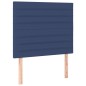 vidaXL Boxspringbett mit Matratze Blau 90x190 cm Stoff vidaXL Boxspringbett mit Matratze Blau 90x190 cm Stoff
