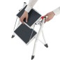 Hailo Trittleiter mit 2 Stufen Mini 45 cm Stahl 4310-001 Hailo Trittleiter mit 2 Stufen Mini 45 cm Stahl 4310-001