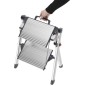 Hailo Trittleiter mit 2 Stufen Mini Comfort 45 cm Aluminium 4310-100 Hailo Trittleiter mit 2 Stufen Mini Comfort 45 cm Aluminium 4310-100