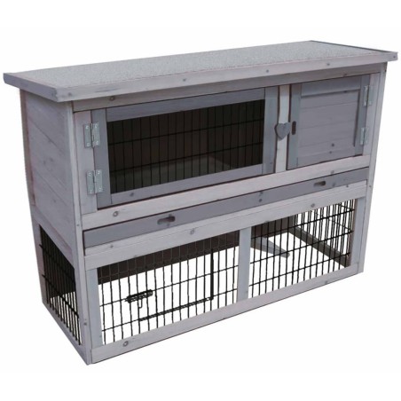 FLAMINGO Kaninchenstall Loft Cottage 111 x 45 x 78 cm 201906  