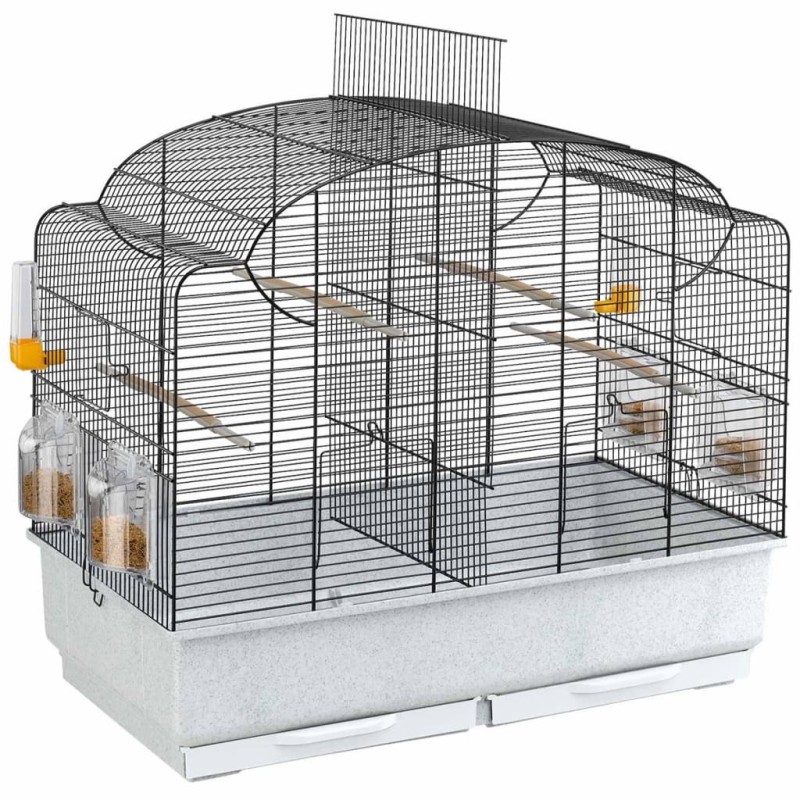 Ferplast Vogelkäfig mit Trenngitter Canto 71 x 38 x 60,5 cm 52501217 Ferplast Vogelkäfig mit Trenngitter Canto 71 x 38 x 60,5 cm 52501217