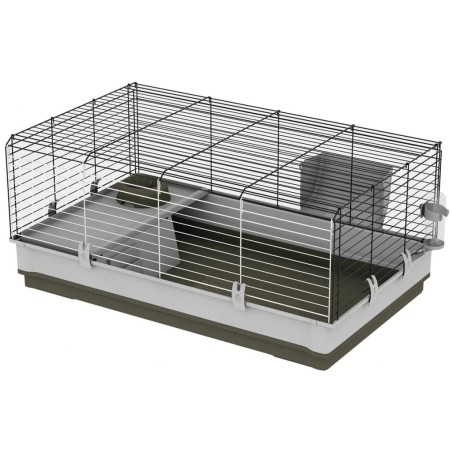 Ferplast Kaninchenkäfig Krolik 100 Groß 100x60x50 cm Grün 57070517