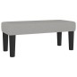 vidaXL Boxspringbett mit Matratze Hellgrau 120x200 cm Stoff vidaXL Boxspringbett mit Matratze Hellgrau 120x200 cm Stoff