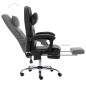 vidaXL Massage-Bürostuhl Schwarz Kunstleder vidaXL Massage-Bürostuhl Schwarz Kunstleder