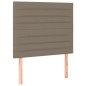vidaXL Boxspringbett mit Matratze Taupe 120x200 cm Stoff vidaXL Boxspringbett mit Matratze Taupe 120x200 cm Stoff